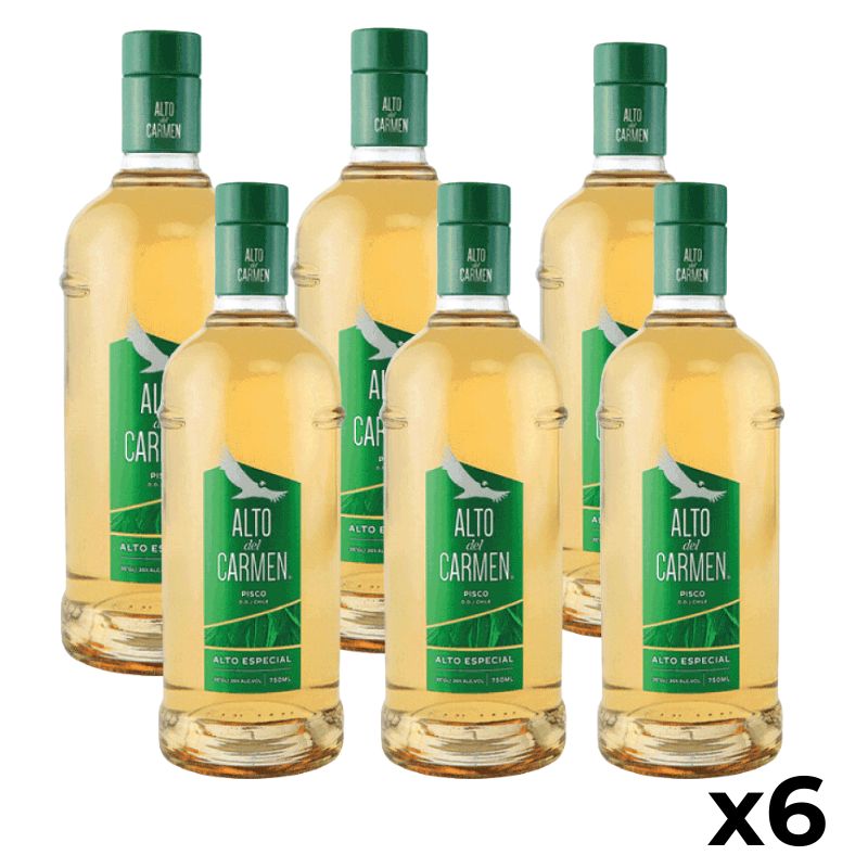 Pisco Especial 35° 750cc Alto Del Carmen X6