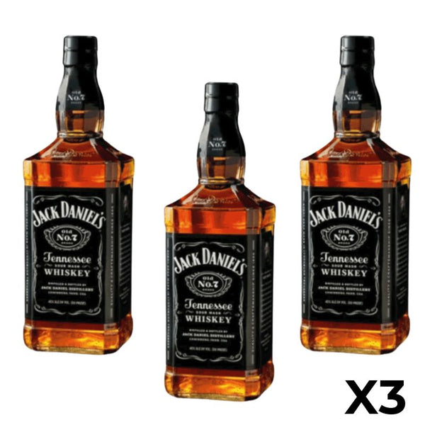 WHISKY 750cc JACK DANIEL'S X3