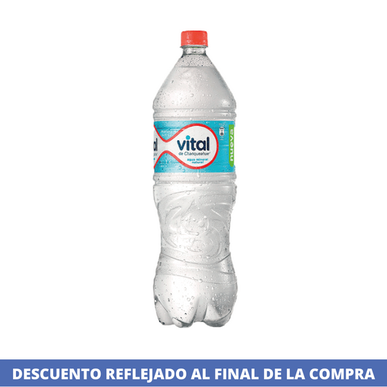 Agua Mineral Desechable Sin Gas 1,6 Lt Vital