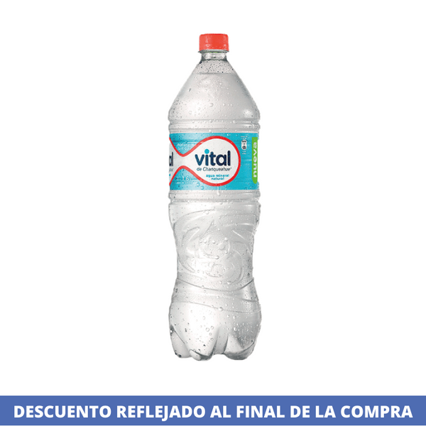 Agua Mineral Desechable Sin Gas 1,6 Lt Vital A