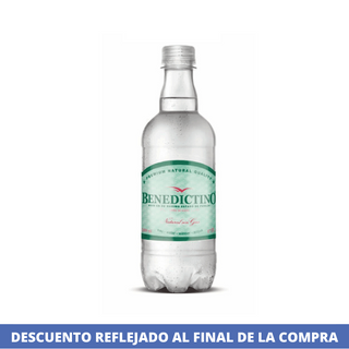Agua Mineral Pet S Gas 12 unidades 500cc Benedictino