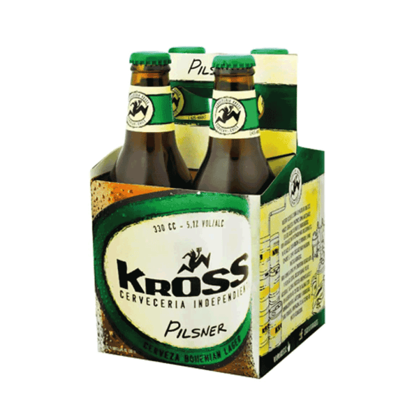 Cerveza Pils Botella 330cc Pack de 4 Kross