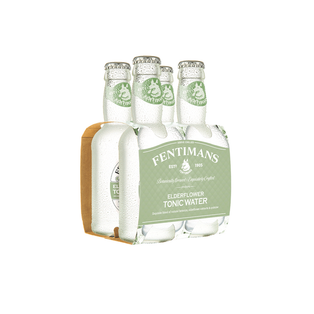 Fentimans Elderflower Tonic Water 4-Pack 200cc