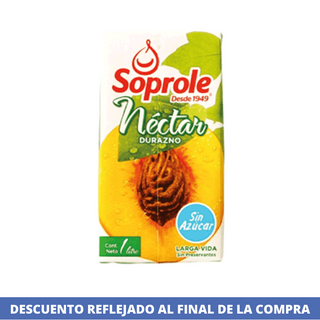 Jugo De Durazno Tetra 1 Lt Soprole