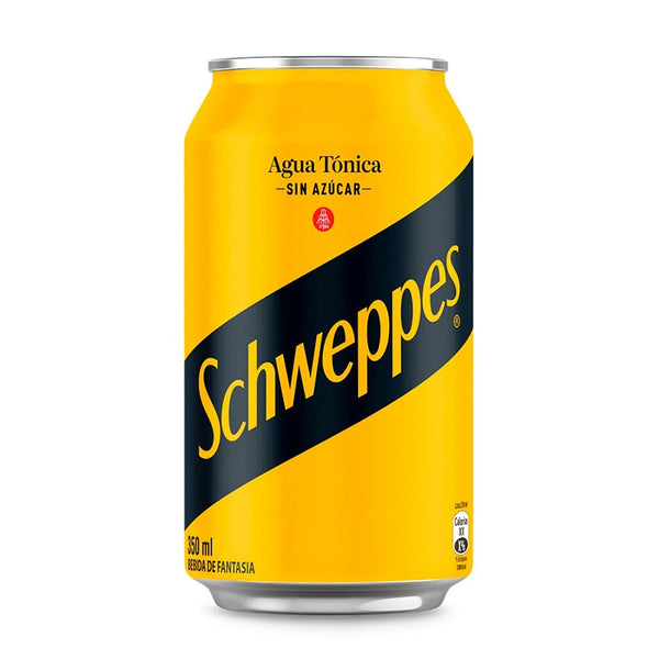 Lata Agua Tónica 350 CC X 6 un. Sin Azucar SCHWEPPES