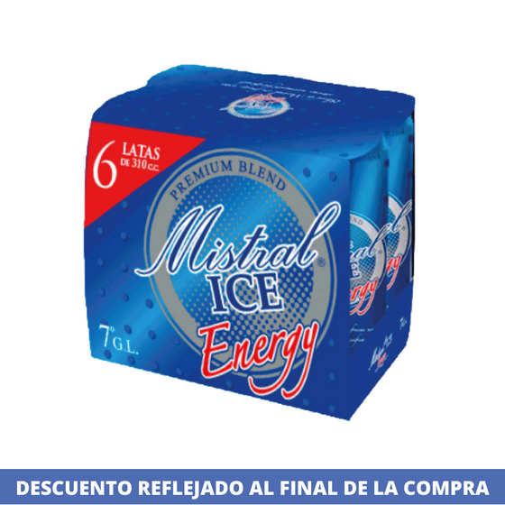 Mistral Ice Energy 275cc pack de 4 unidades Mistral A