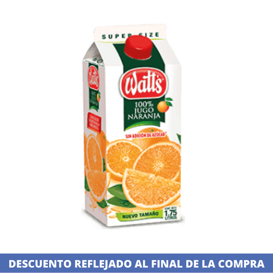 Naranja 100 Jugo 1,75 Lt Watts A
