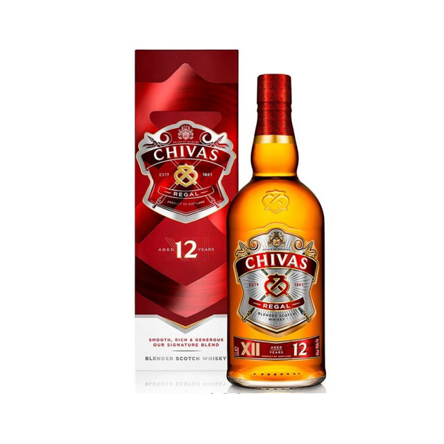 Whisky 40° 12 años 750cc Chivas Regal