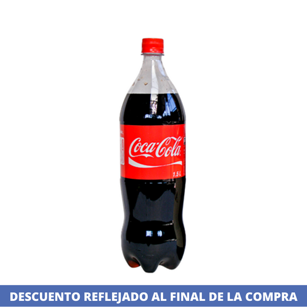 Bebida Gaseosa Desechable 1,5 Lt Coca Cola A