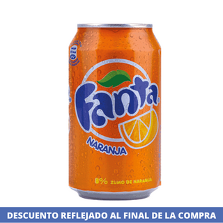 Bebida Gaseosa Lata 350 Ml Pack de 6 Unidades Fanta A