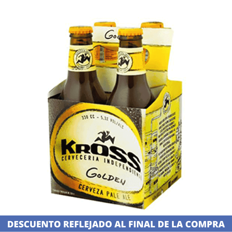 Cerveza Golden 330cc Pack De 4 Kross A