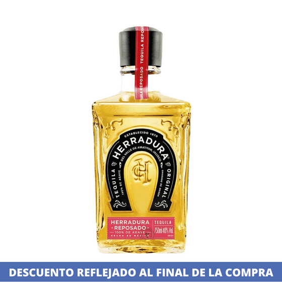 Tequila Reposado 40° 750CC Herradura A