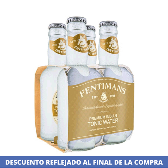 Tonic Water 4 Pack 200cc Fentimans A