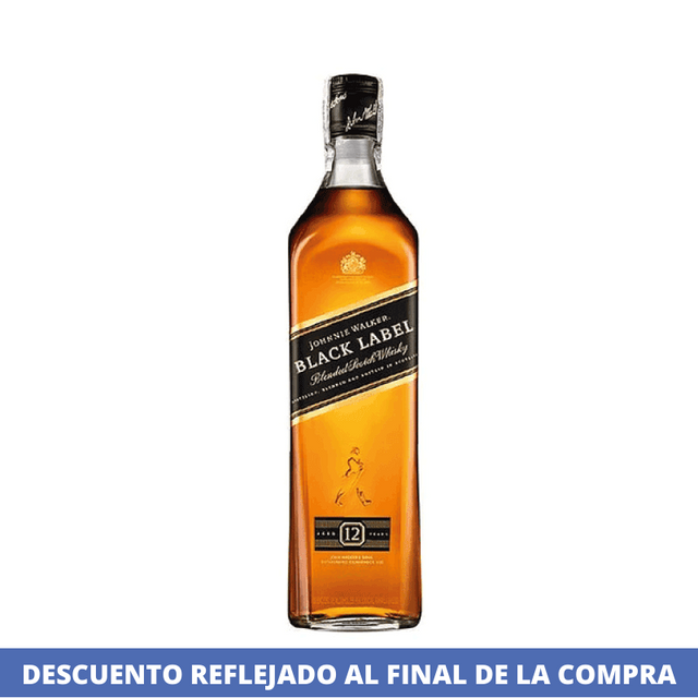 Whisky Black Label 750cc Johnnie Walker A