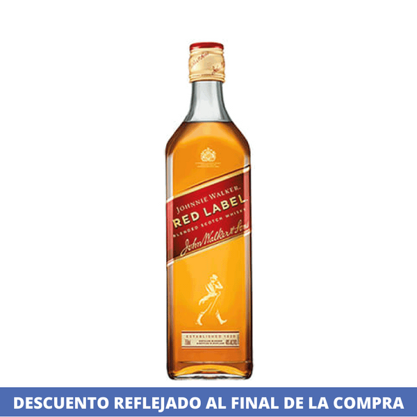 Whisky Red Label 750cc Johnnie Walker A